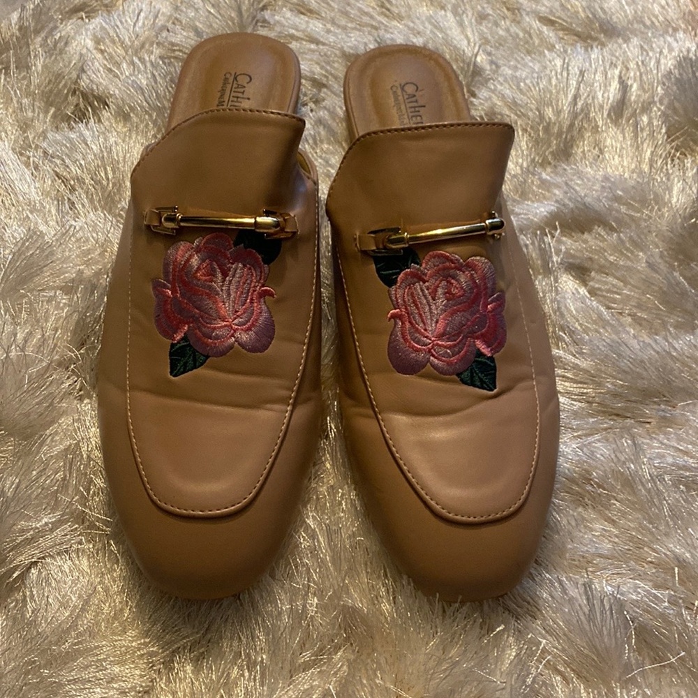 Catherine Malandrino Leather Slip On Shoes size 10 - Picture 4 of 4